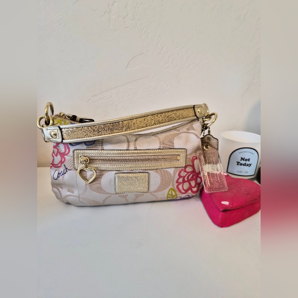 Coach Poppy Daisy Floral Bag